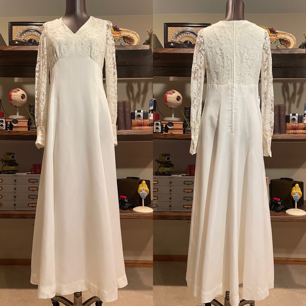 50’s - 60’s White Lace Dress